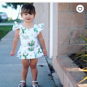Etsy Custom cactus tutu leotard flutter sleeve